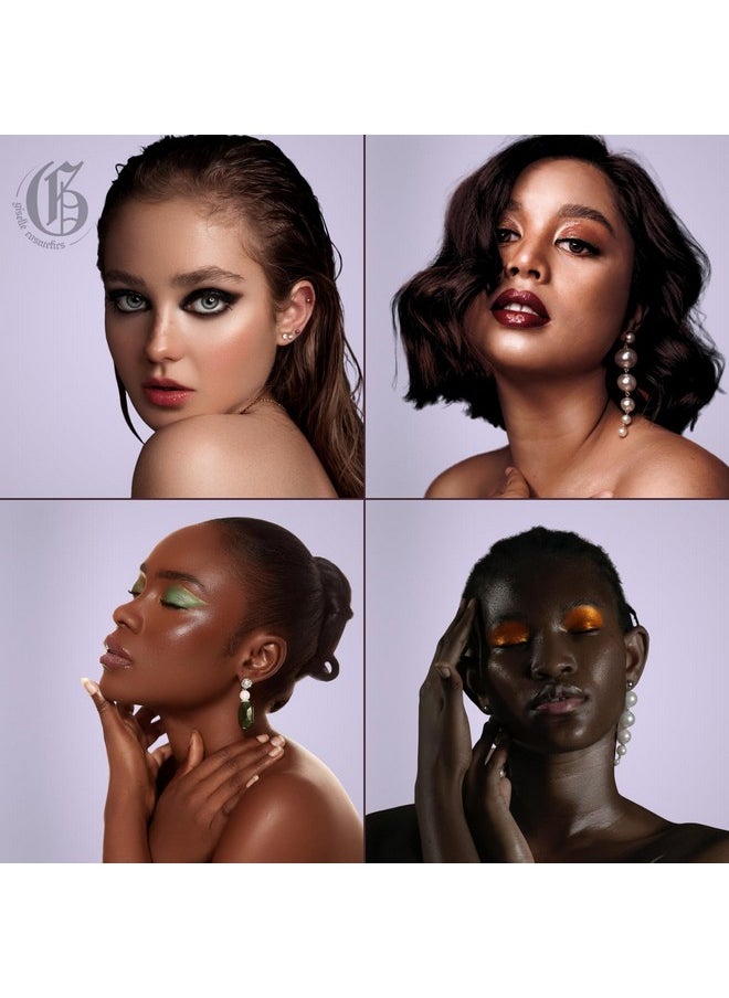 Giselle Cosmetics Olive Gold Mineral Eyeshadow Single, Organic Gold Eyeshadow, Non-Toxic Loose Powder, Olive Green Mineral Eye Shadow, Gold Makeup Pigments