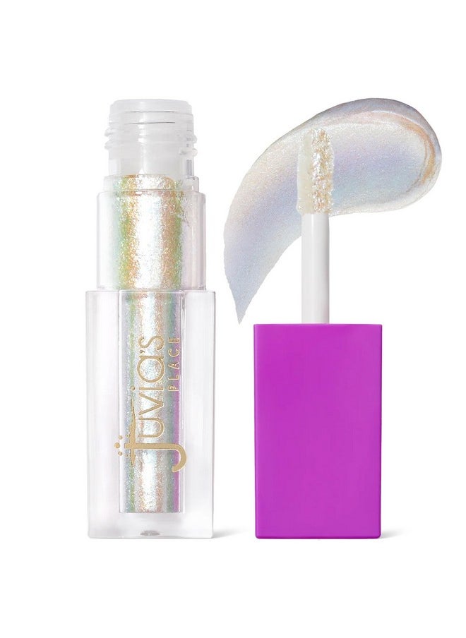 Juvia's Place Culture Duochrome Liquid Eyeshadow - Liquid Eye Makeup for Glitter & Shine, Multi-colored Glitter Liquid Eyeshadow, Sparkly Makeup for Eyes, Women's Glitter Makeup Kit Addition (Fula)