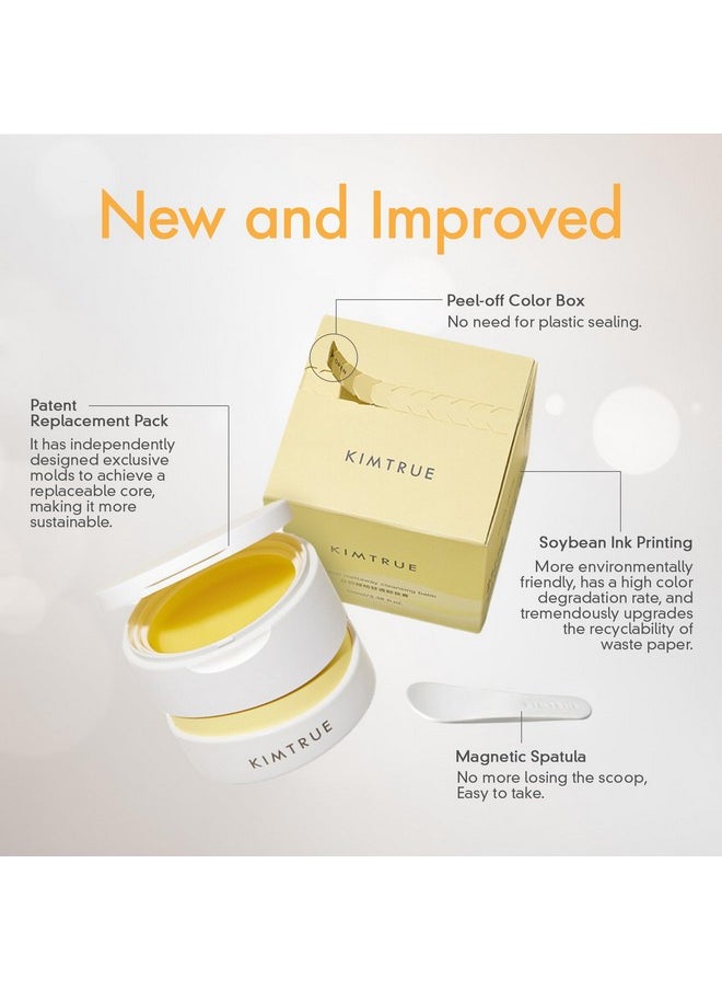 Kimtrue 3rd Generation Makeup Meltaway Cleansing Balm - Makeup Remover Balm for All Skin Types - Gently Meltaway Mascara, Eyeliner and Makeup - Oil Face Cleanser - Hydrating, Fragrance-Free - 3.38 oz