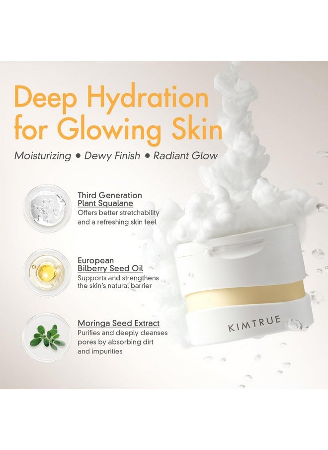 Kimtrue 3rd Generation Makeup Meltaway Cleansing Balm - Makeup Remover Balm for All Skin Types - Gently Meltaway Mascara, Eyeliner and Makeup - Oil Face Cleanser - Hydrating, Fragrance-Free - 3.38 oz