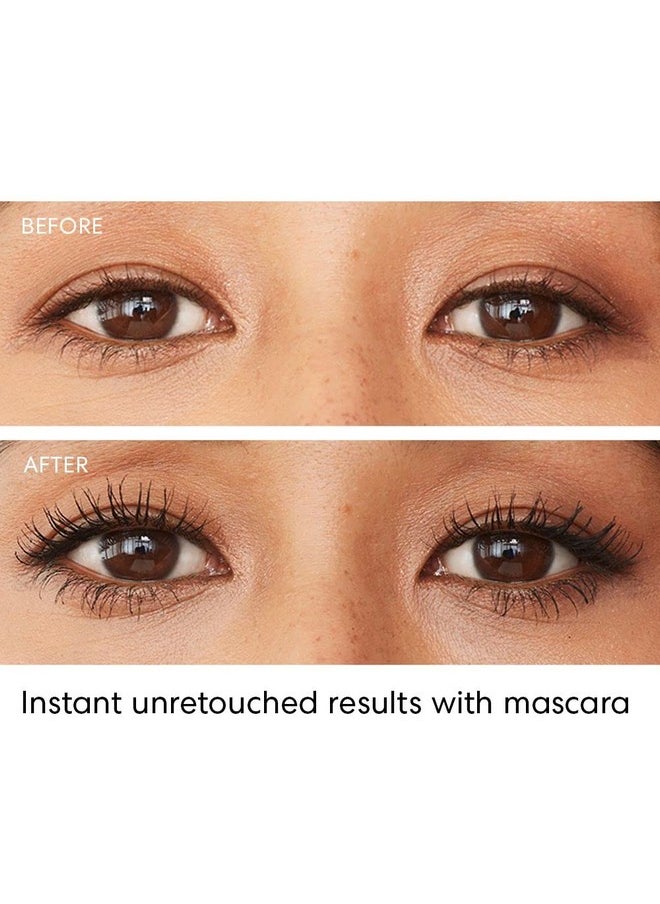 bareMinerals Strength & Length Serum-Infused Black Mascara with Plant-Based Lash Serum, Lengthens, Lifts + Defines Lashes for Healthier Lashes, Vegan