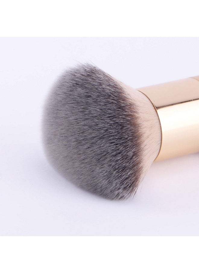 ANNE'S GIVERNY Makeup Foundation Sponge Brush Bronzer Loose Powder Blush Finish Airbrush Buffer Contour Kabuki Blender (Bamboo)