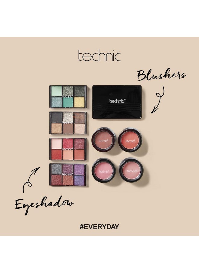 Technic 28 Pcs Carry All Full Make Up Kit In a Trunk Train Case Including Makeup Brushes, Eye Shadows, Nail Polish, Blushers, Lipsticks and More