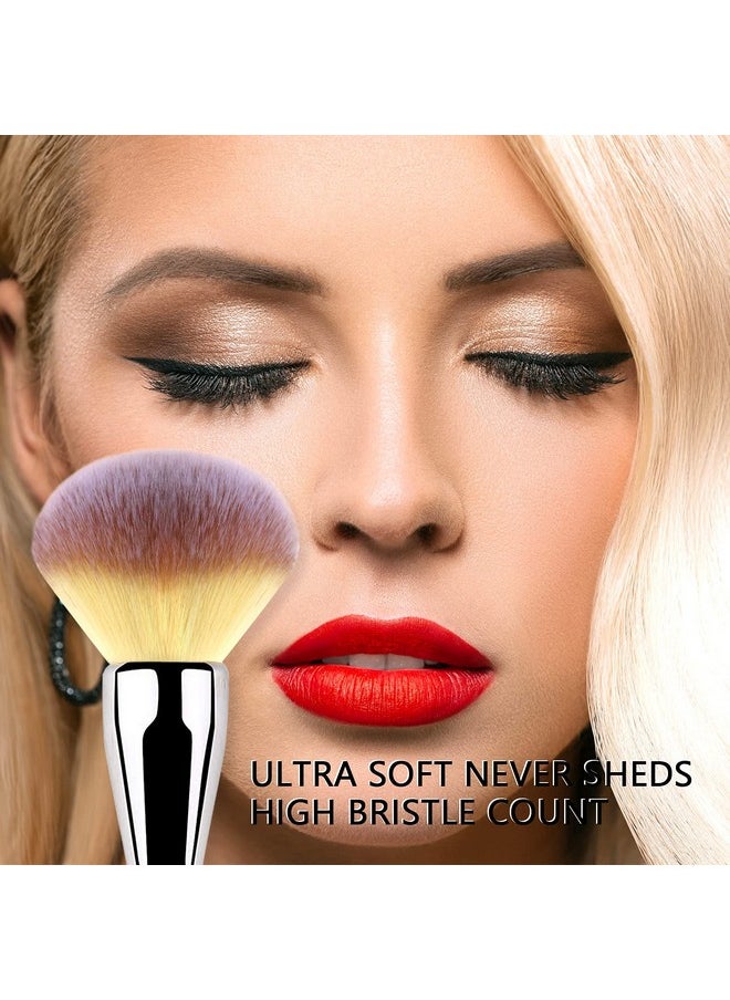 Foundation Brush,Daubigny Large Powder Brush Flat Arched Premium Durable Kabuki Makeup Brush Perfect For Blending Liquid,Cream and Flawless Powder,Buffing, Blending,Concealer …