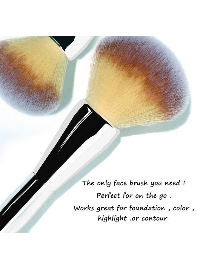 Foundation Brush,Daubigny Large Powder Brush Flat Arched Premium Durable Kabuki Makeup Brush Perfect For Blending Liquid,Cream and Flawless Powder,Buffing, Blending,Concealer …