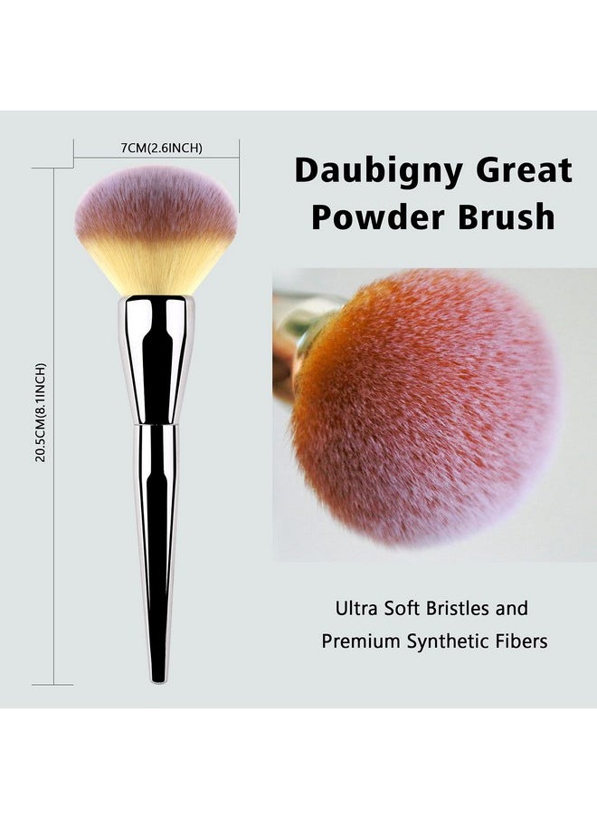 Foundation Brush,Daubigny Large Powder Brush Flat Arched Premium Durable Kabuki Makeup Brush Perfect For Blending Liquid,Cream and Flawless Powder,Buffing, Blending,Concealer …
