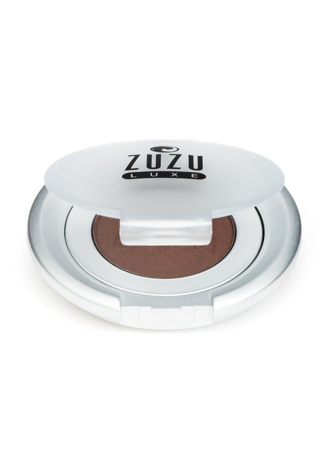 Zuzu Luxe Mineral Eyeshadow (Espresso - Darkest Brown/Matte), Richly pigmented, velvety smooth formula. Natural, Paraben Free, Vegan, Gluten-free, Cruelty-free, Non GMO, 0.07 oz