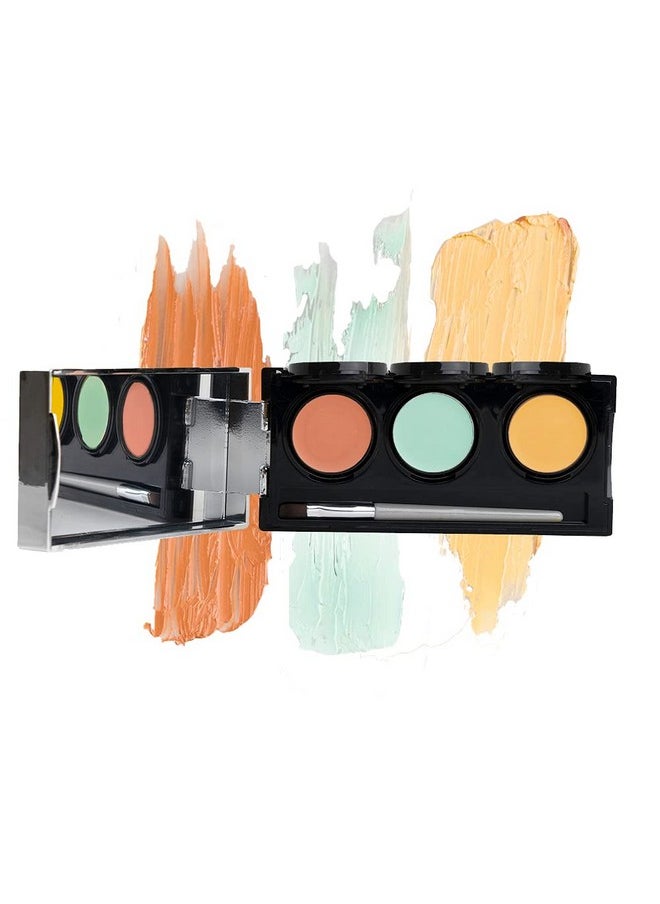 Dermaflage Color Correcting Palette, Color Corrector Concealer for Dark Circles, Redness, Bruises, Dark Spots, by Dermaflage 6.9g/.24oz