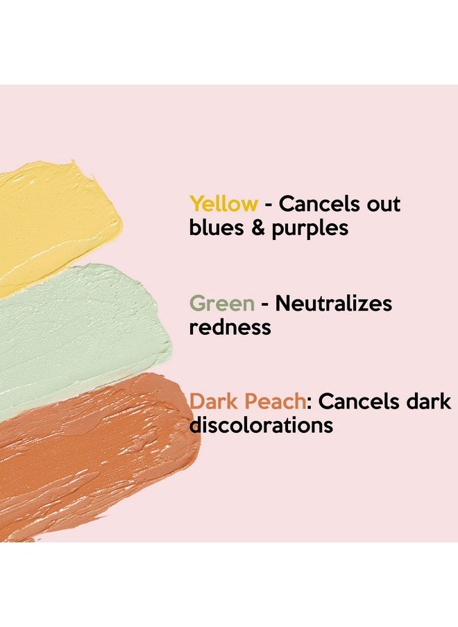 Dermaflage Color Correcting Palette, Color Corrector Concealer for Dark Circles, Redness, Bruises, Dark Spots, by Dermaflage 6.9g/.24oz