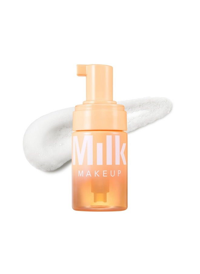 Milk Makeup Cloud Glow Priming Foam - 27 mL - Illuminates & Primes Skin with Turmeric & Saffron - Creates Smooth Base for Makeup - 12-Hour Hold - All Skin Tones - Vegan, Cruelty Free