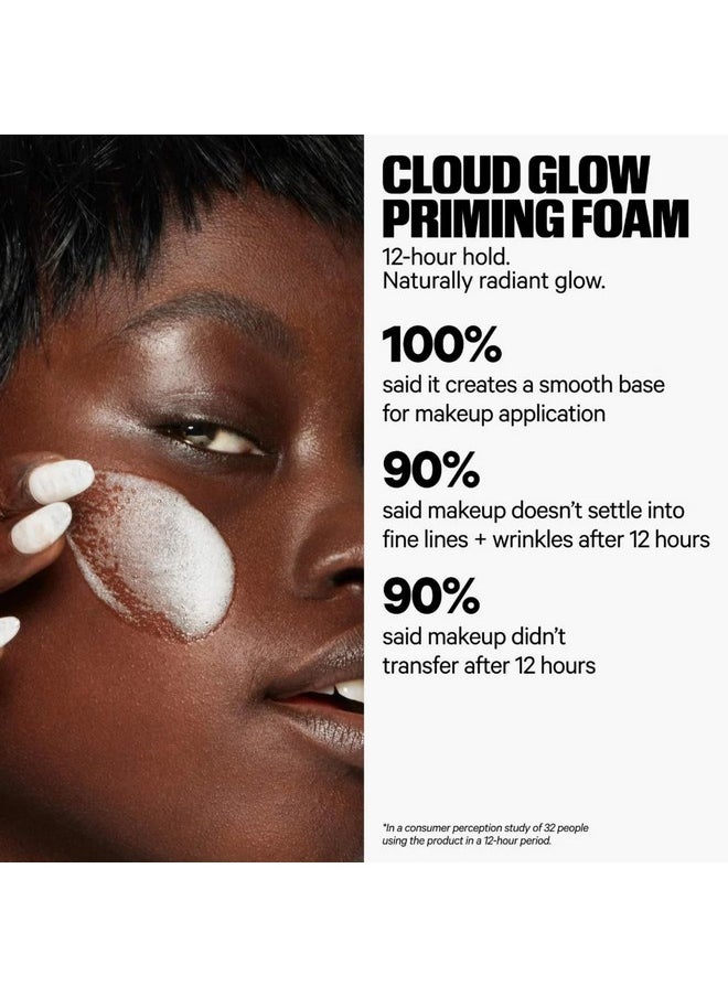 Milk Makeup Cloud Glow Priming Foam - 27 mL - Illuminates & Primes Skin with Turmeric & Saffron - Creates Smooth Base for Makeup - 12-Hour Hold - All Skin Tones - Vegan, Cruelty Free