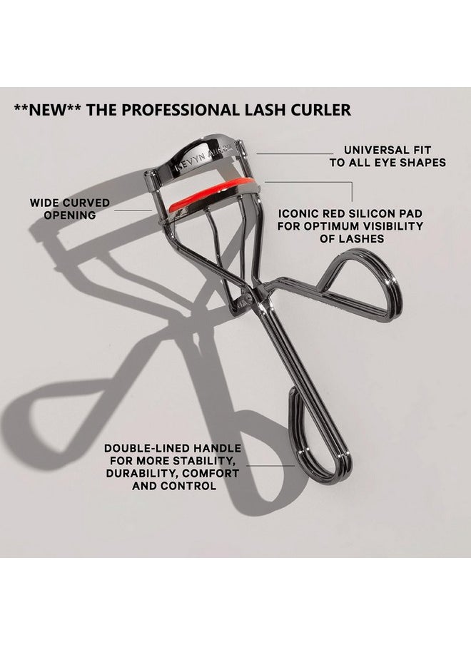 Kevyn Aucoin Eyelash Curler, NEW PRO UPDATE - The Professional Lash Curler: Heavy duty. All eye types. Lasting curl effect. Stainless steel + replacement lash pad. Enhances eye mascara cosmetic makeup