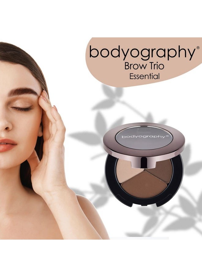 Brow Trio Essential by Bodyography for Women - 0.10 oz Eyebrow