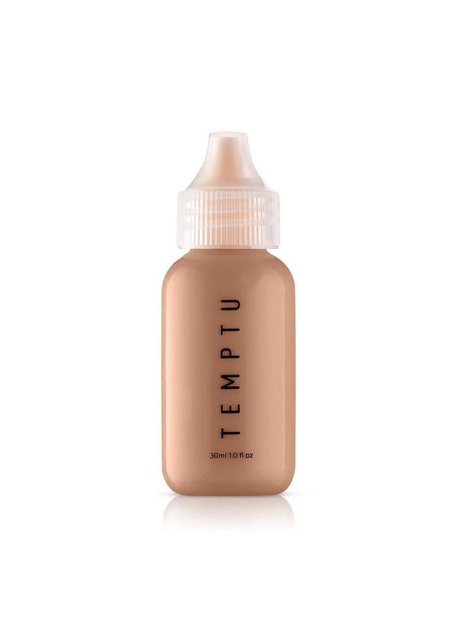 TEMPTU S/B Silicone-Based Airbrush Foundation: Professional Long-Wear Liquid Makeup, Sheer To Full Coverage For A Hydrated, Healthy-Looking Glow & Luminous, Dewy Finish On All Skin Types, 006 Toffee, 1 Fl Oz