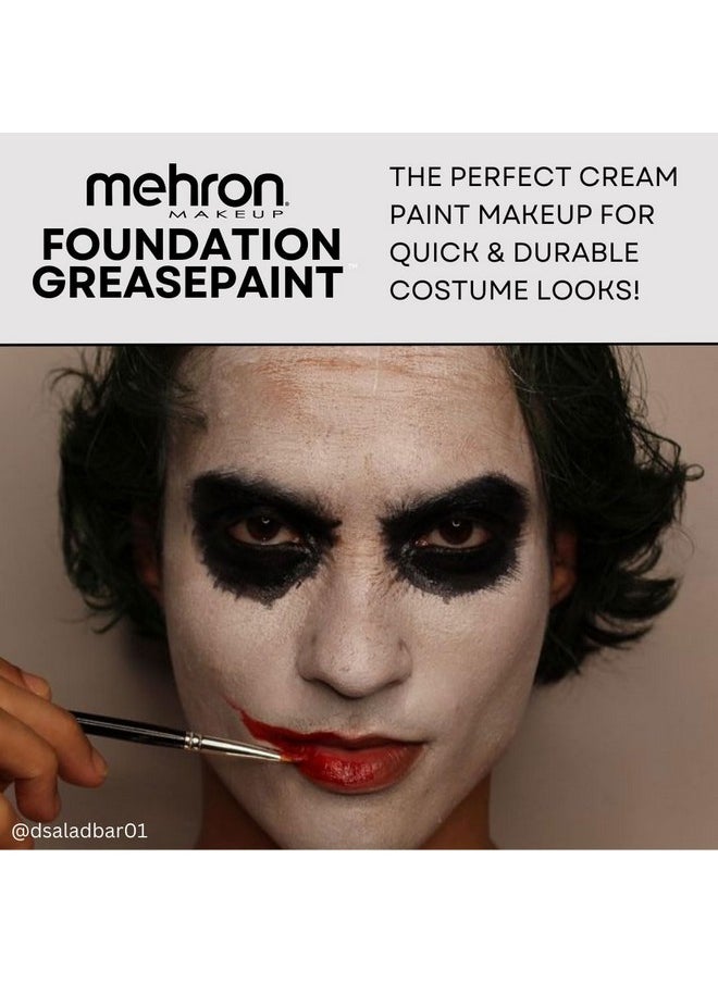 Mehron Makeup Foundation Greasepaint | Stage, Face Paint, Body Paint, Halloween Makeup 1.25 oz (38 g) (GOLD)