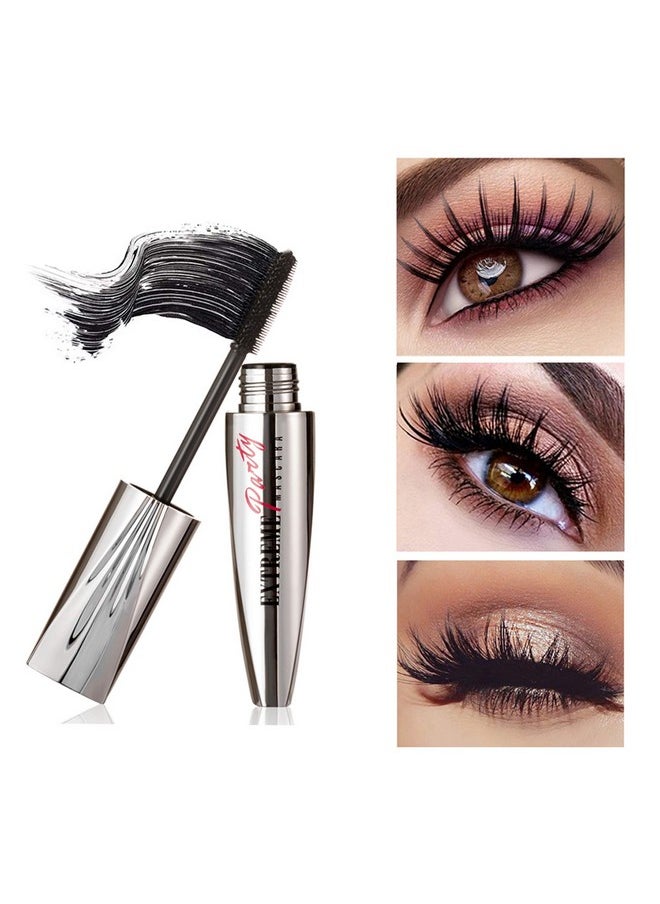 Wismee Mascara Eye Liner Eye Makeup Set Waterproof Liquid Eye Liner Stamp Mascara Black volume and length Eyelash Quick Drying Long Lasting Eye liner Pencil Cosmetic Kit with Sharpener for Women Girls