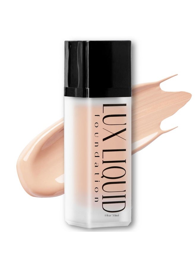 BaeBlu Organic Aloe-Based LUX Liquid Foundation, Natural Vegan Gluten-Free Made in USA, Latte