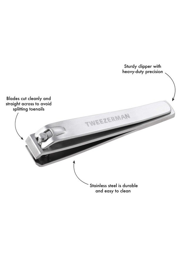 Tweezerman Toenail Clipper for Women and Men Stainless Steel