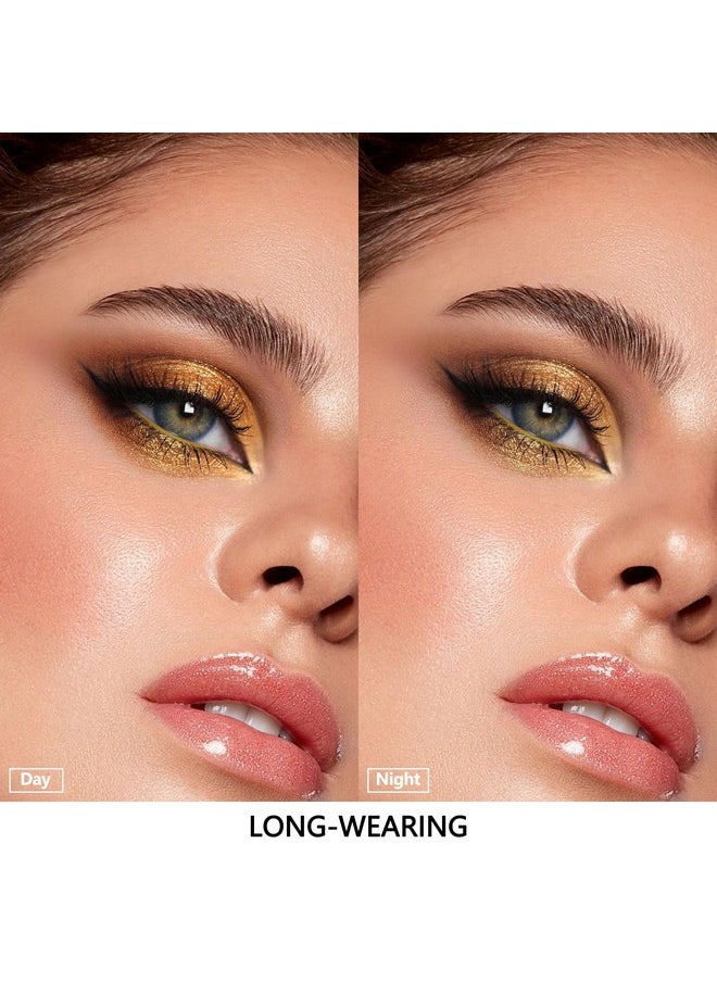 Anglicolor Glitter Eyeshadow Diamond, Liquid Eyeshadow Long-Lasting Quick-Dry, Lightweight Smooth, Shimmer Eyeshadow, Metals Gloss Sparkling Eyeliner Pen, Cosmetics Gift for Girls and Women