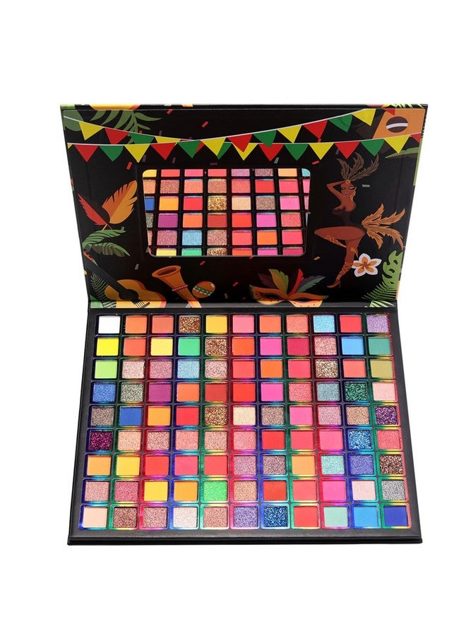 99 Colors Eyeshadow Palette, Rainbow Colors Makeup Eyeshadow Palette, Professional High Pigmented Matte Glitter Makeup Pallet, Waterproof Long Lasting Colorful Eye Shadow Powder