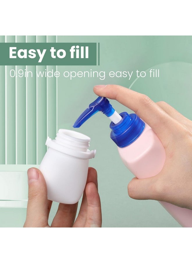 RONRONS 1oz Travel Bottles, Silicone Squeeze Sauce Salad Dressing Ketchup Condiment Bottles, Tsa Approved Leak Proof Containers for Toiletries Shampoo Conditioner Small (4 Pieces)