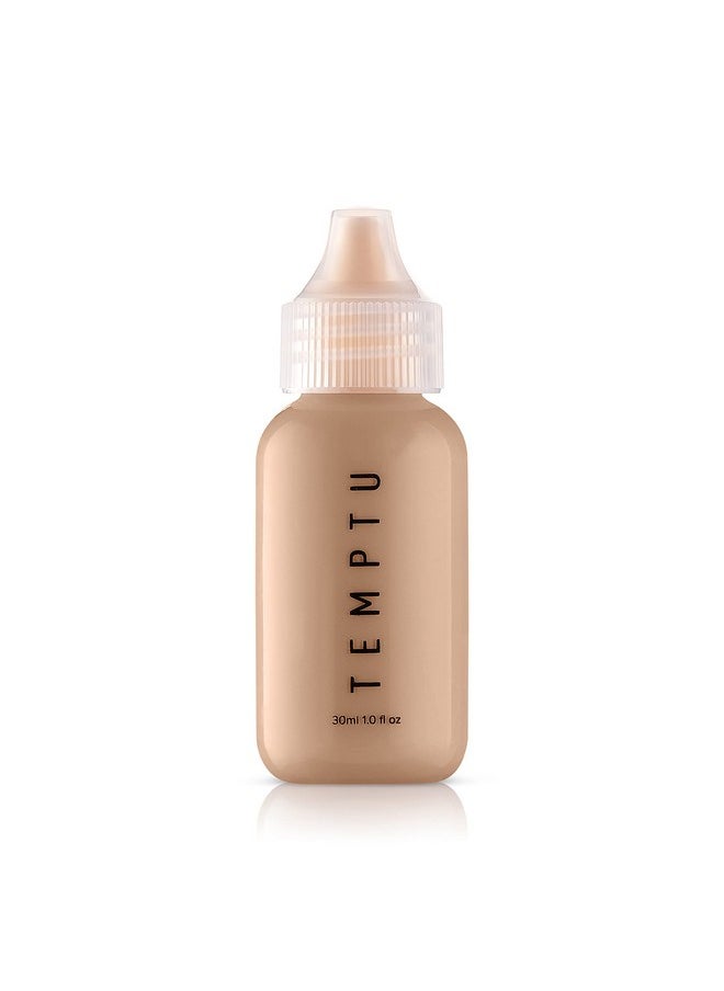 TEMPTU S/B Silicone-Based Airbrush Foundation: Professional Long-Wear Liquid Makeup, Sheer To Full Coverage For A Hydrated, Healthy-Looking Glow & Luminous, Dewy Finish On All Skin Types, 003 Ivory, 1 Fl Oz