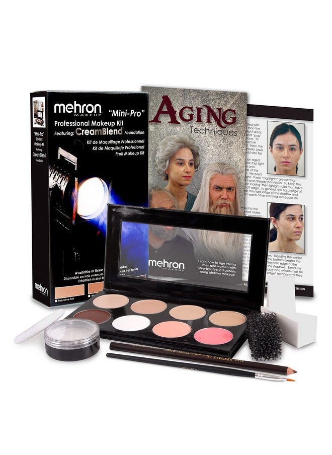 Mehron Makeup Mini-Pro Student Makeup Educational Kit (Fair/Olive)