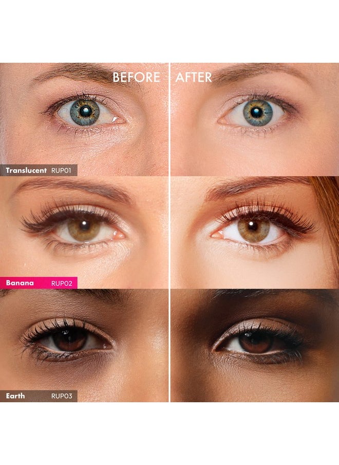 Ruby Kisses Instant Bake Undereye Powder - Vegan, Cruelty Free Powder for Brightening Eyes and Smudge-Free Makeup
