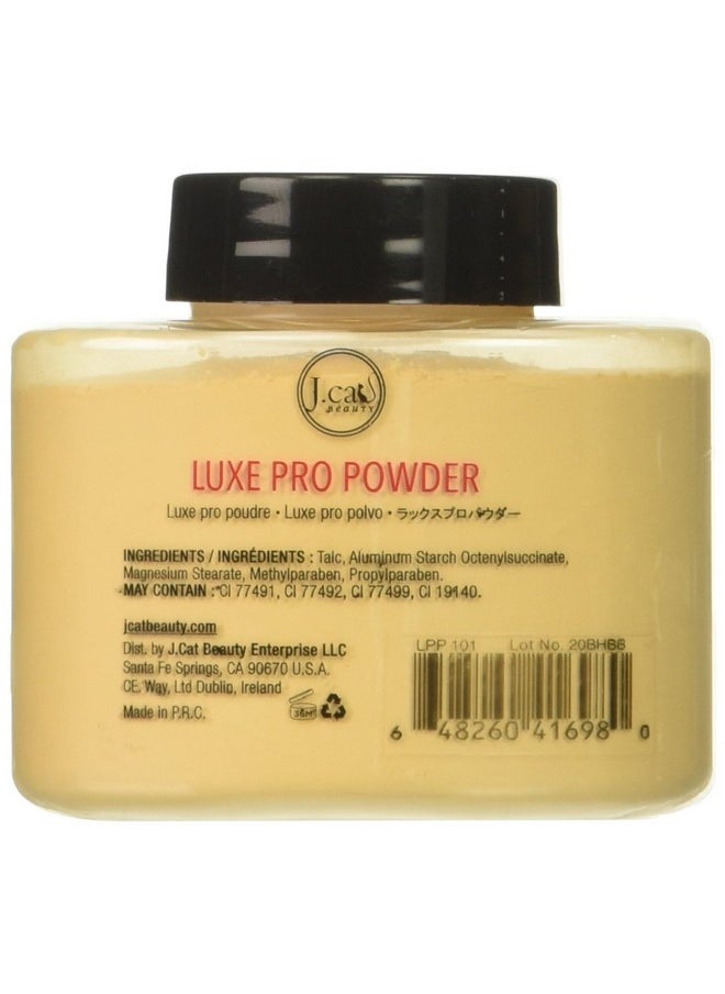 J.Cat Beauty Luxe Pro Powder, 1.5 Ounce - LPP101 Banana