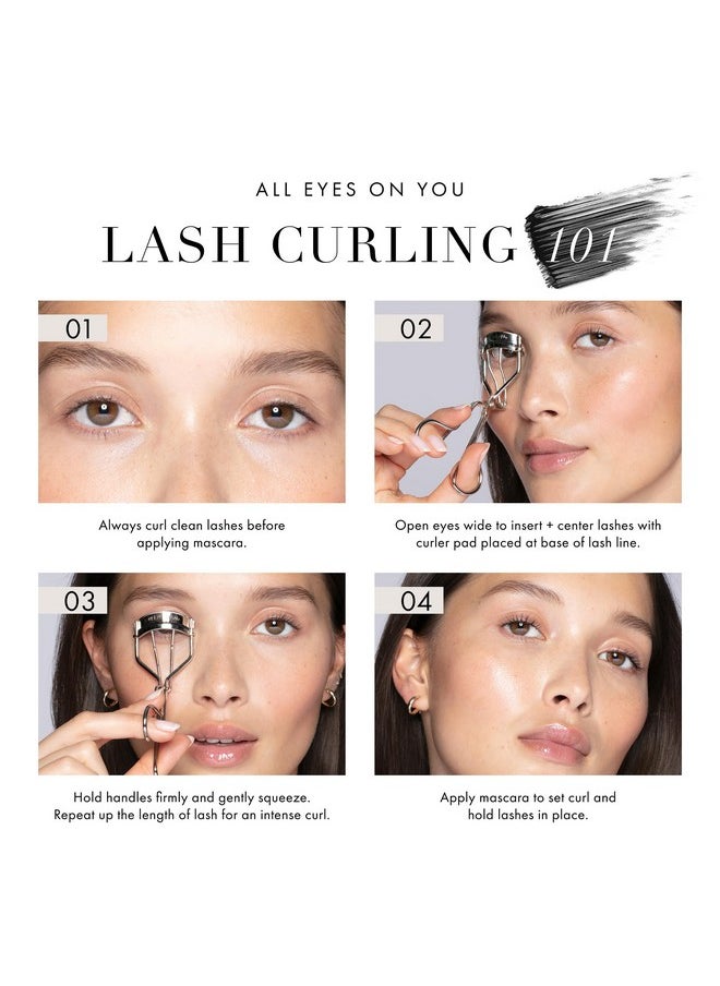 Tweezerman Classic Eyelash Curler Model No. 1034-R, Stainless Steel