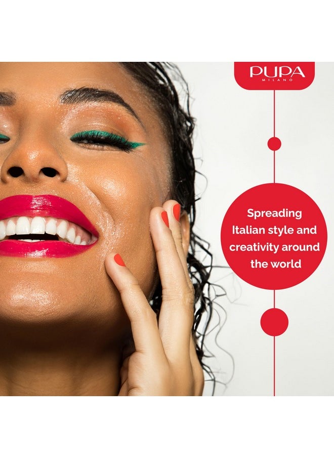 Pupa Milano Vamp! Eyeshadow Compact Duo 009 Silver Stone - Light, Smooth, Blendable, Cream Compact Shadow - Stunning, Colorful, Pigmented Shade - Paraben-Free Formula - 0.078 oz