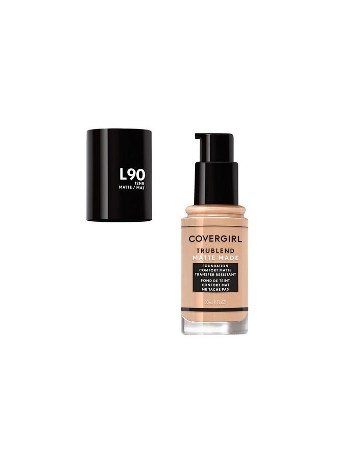 COVERGIRL TruBlend Matte Made Liquid Foundation, Classic Beige, 1 Fl Oz (Pack of 1)