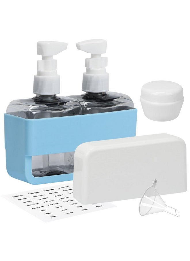 Skycase Travel Toiletries Containers - TSA Approved Travel Bottles Refillable Shampoo Perfume - Travel Size Essentials, Airplane Travel Mini Kit