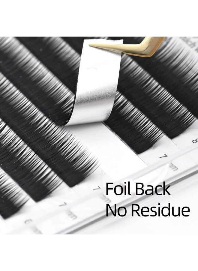 NAGARAKU Bottom Eyelash Extensions Individual Lashes Classic Single Matte Black Soft Natural Faux Mink False Lashes 12 rows (0.10mm J curl 5-8mm Mix Tray)