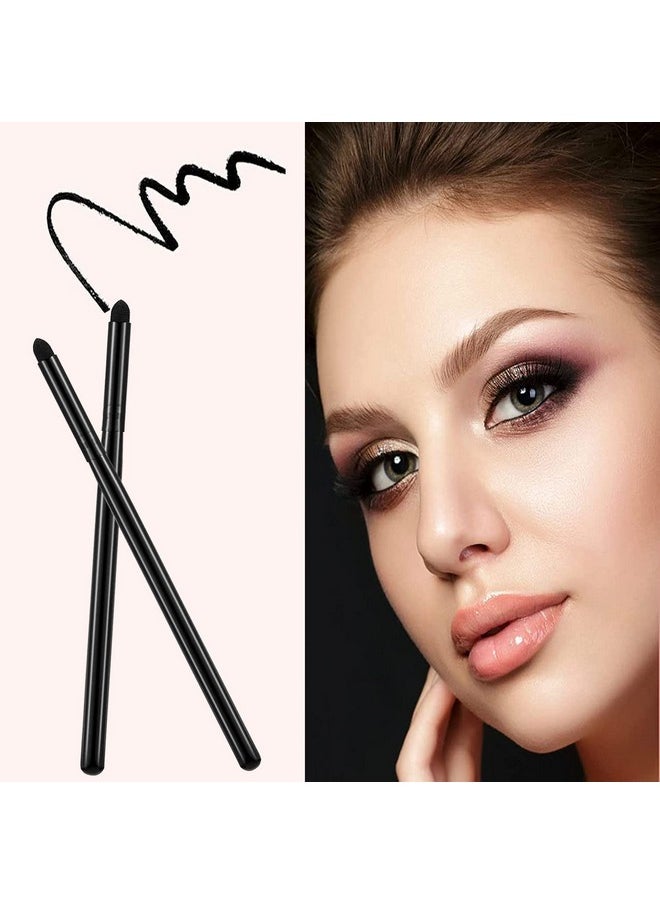 SALOCY Eyeliner Smudge Brush Sponge,5 Pcs Soft Eyeshadow Applicators Blending Brush,Eye Pencil Eyeliner Brush Makeup Tools Y