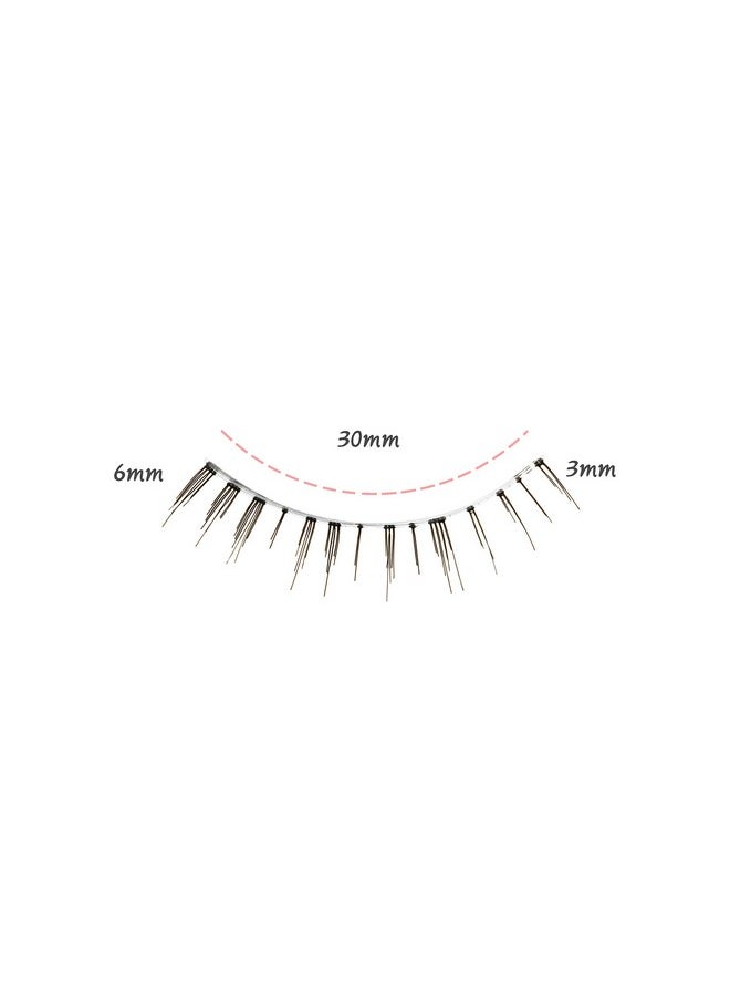 Dorisue Bottom lashes Natural Lower lashes Bottom eyelashes Black or Brown Eyelashes natural look face lashes set 10 Pairs lashes pack