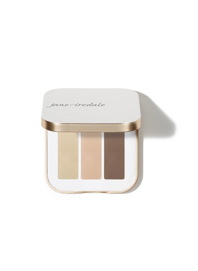 jane iredale PurePressed Eye Shadow Triple, Sweet Spot, 0.06 oz.
