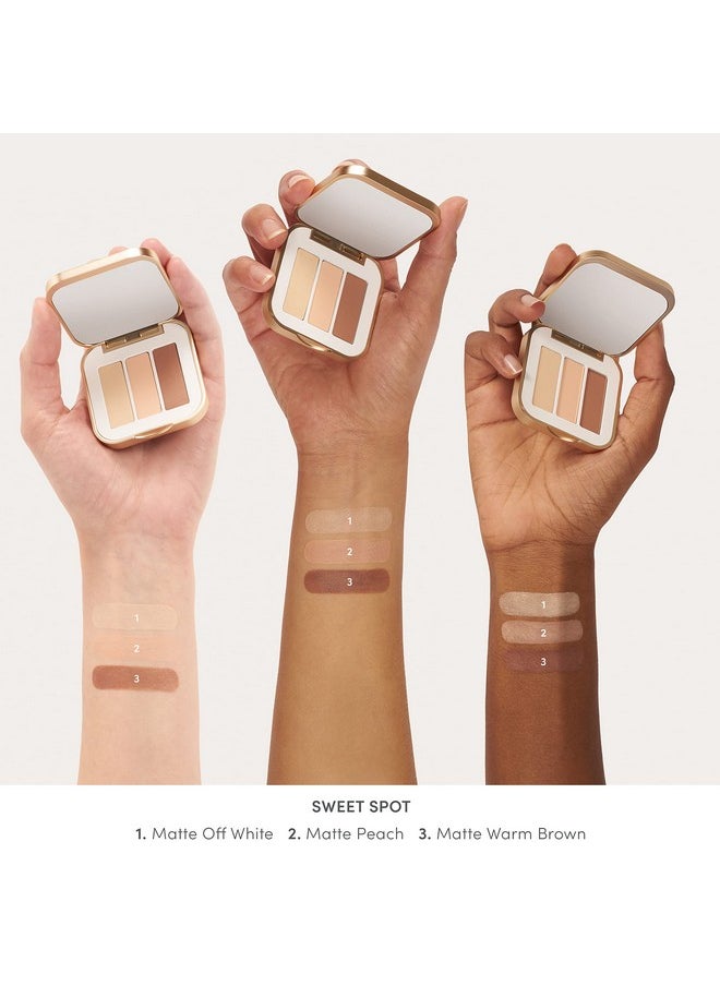 jane iredale PurePressed Eye Shadow Triple, Sweet Spot, 0.06 oz.