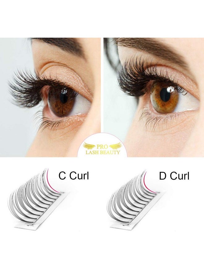 Premade Fans Eyelash Extensions 5D-D-0.10-15 Short Stem Premade Volume Eyelash Extensions 3D 5D 7D Volume Lash Extensions 9 to 20 mm Pre made Lash Fans C D Curl .07 .10(5D-D-0.10,15mm)