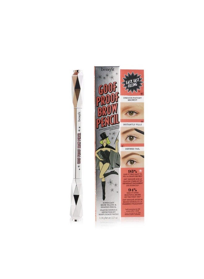 Benefit Goof Proof Brow Super Easy Brow Filling & Shaping Pencil # 4.5, 0.01 Fl Ounce, COSBEN287