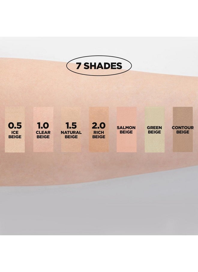 THESAEM Cover Perfection Concealer Pencil - Non Comedogenic spot Eraser - Conceal Blemish,Aging Spot,Acne&Freckle - Multi-Use Under Eye Concealer for Dark Circle,2g (2.0 Rich Beige)