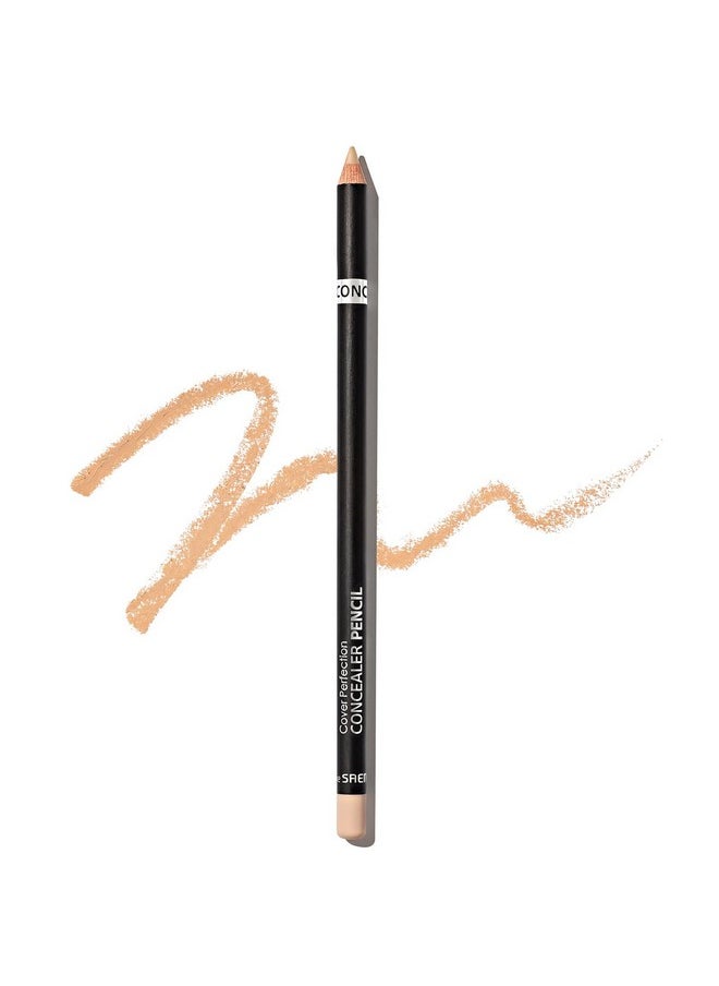 THESAEM Cover Perfection Concealer Pencil - Non Comedogenic spot Eraser - Conceal Blemish,Aging Spot,Acne&Freckle - Multi-Use Under Eye Concealer for Dark Circle,2g (2.0 Rich Beige)