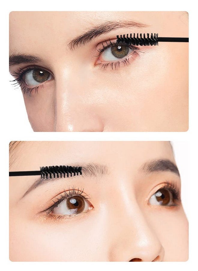 Eyelash Spoolie Brushes 200PCS Mascara Wands Eyebrow Brush Cleaner Applicator Makeup-Tools false Eyelashes Extension (200PCS PINK BRUSHES)