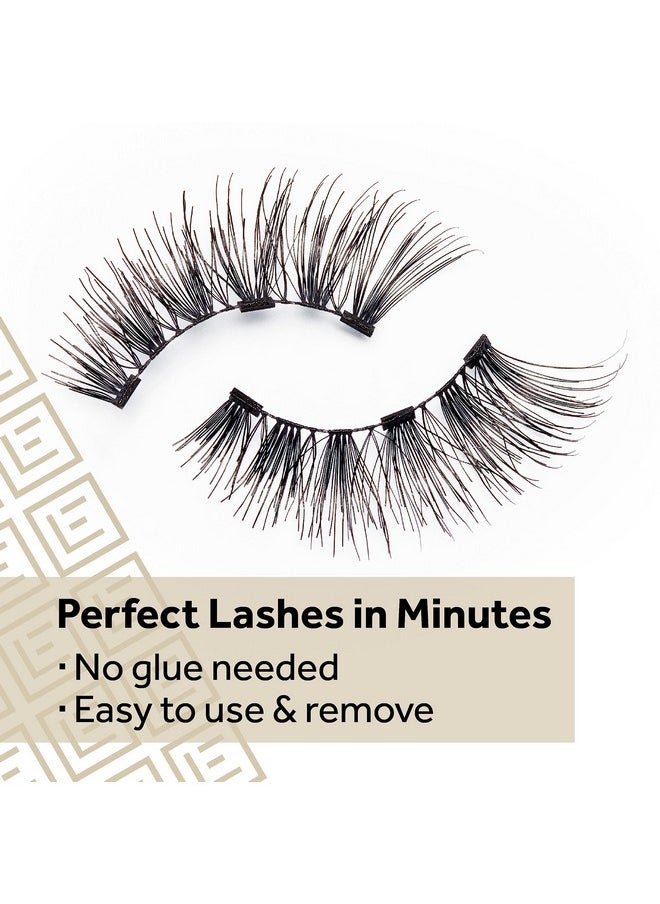 Eylure PROMAGNETIC Eyeliner & Lash Kit, No 007 Natural Fiber Eyelashes, Black