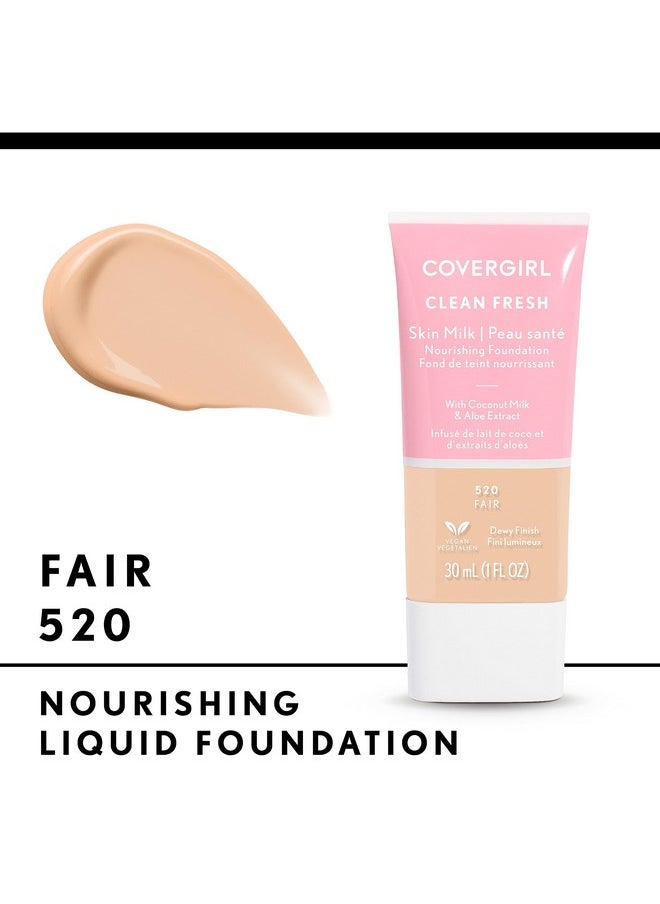 COVERGIRL Clean Fresh Skin Milk Foundation, Fair, 1 Fl Oz (Pack of 1) (packaging may vary)