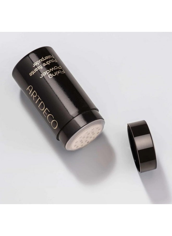 ARTDECO Fixing Powder Caster - Transparent Loose Setting Powder - Mattifies Makeup, Sets Cream Products - Ideal for Oily Skin - Dermatologically Approved - 0.35 Oz