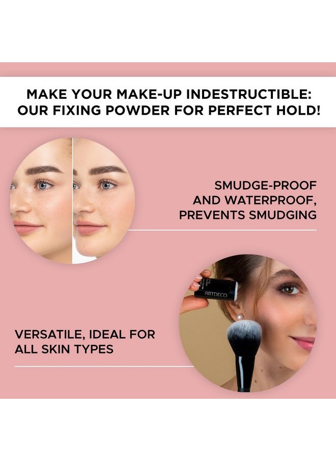 ARTDECO Fixing Powder Caster - Transparent Loose Setting Powder - Mattifies Makeup, Sets Cream Products - Ideal for Oily Skin - Dermatologically Approved - 0.35 Oz