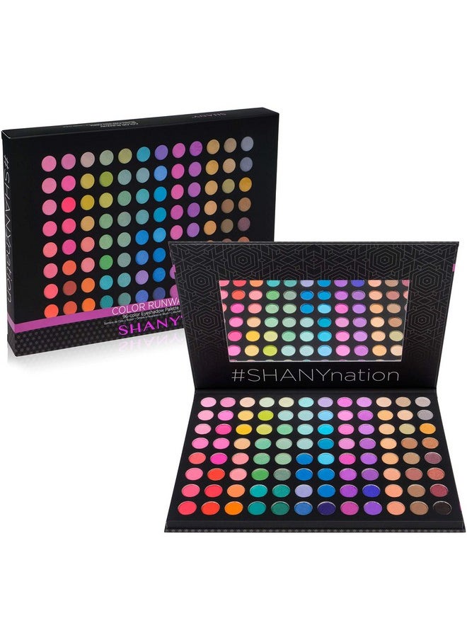 SHANY 96 COLOR RUNWAY Eyeshadow Palette - Highly Pigmented Blendable Natural and Matte Eye shadow Colors Professional Makeup Eye shadow Palette