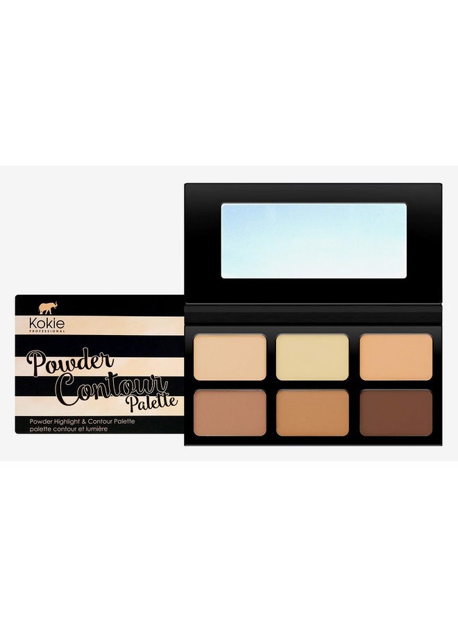Kokie Cosmetics Powder Contour Kit, Universal, 0.96 Ounce
