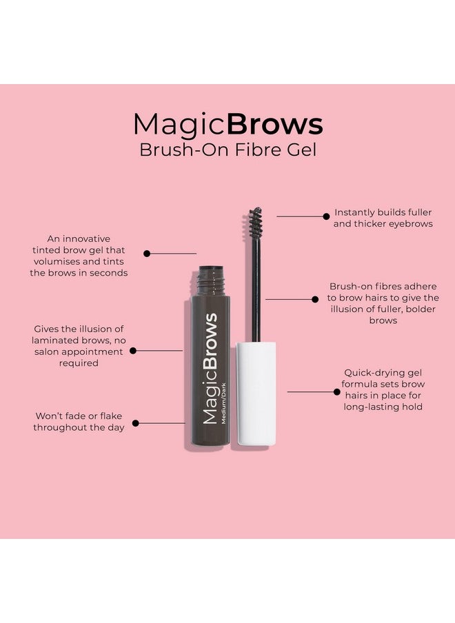 MCoBeauty Precision Brow Pencil - Sculpt And Style For Perfect, Precise, Natural Looking Brows - Fine-Tip Applicator - Water And Sweat Resistant Formula That Lasts All Day - Medium/Dark - 0.025 oz